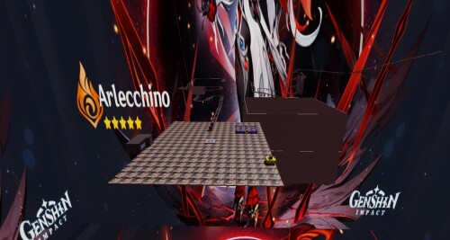 Cart Ride into Arlecchino Genshin Impact