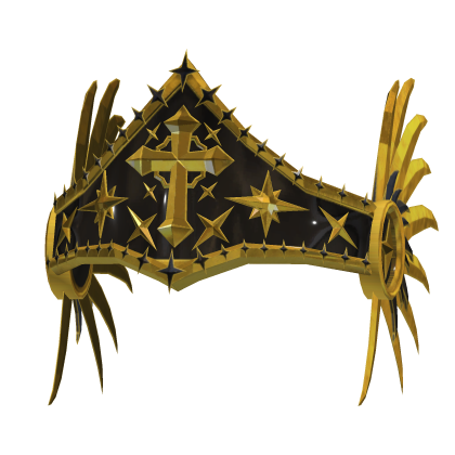 Black and Gold Star Cross Valk Roblox item