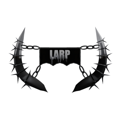 Larping Horns of Desperation Spike Chain White