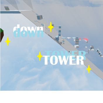 down blue tower