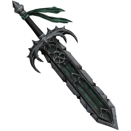 Dark Green Goth Thorned Greatsword Roblox item