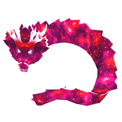 Cartoony Pink Galaxy Dragon🌌
