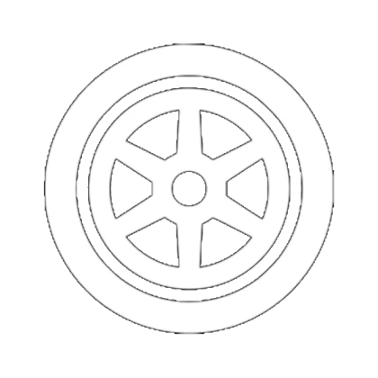 White Rim Icon