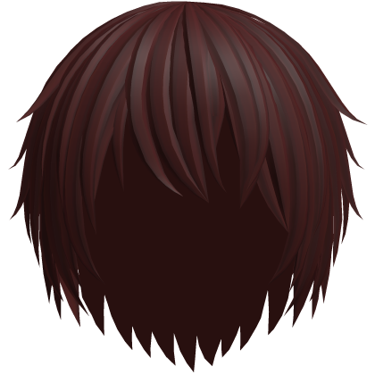 Red Messy Emo Anime Vkei Moe Boy Hair Roblox item
