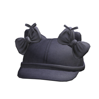 Super Cute Navy Bunny Cap thumbnail