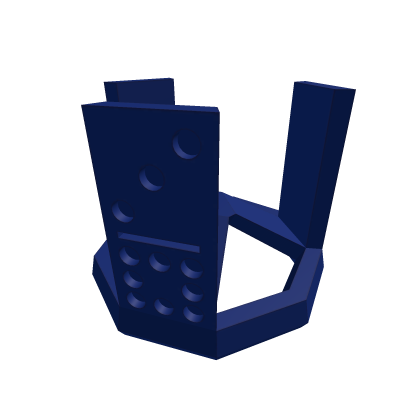 [EMISSIVE] Navy Domino Crown