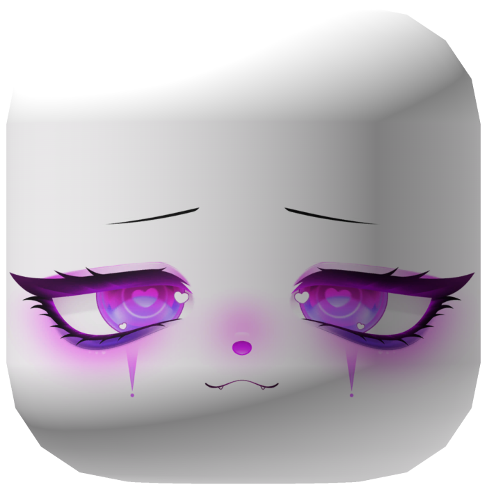 Sad Purple Jester Face	