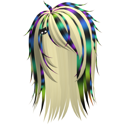 Spikey Gyaru Scene Emo Rockstar Blonde [Rainbow]