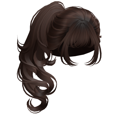 Messy Apple Girl Ponytail Silky Brown