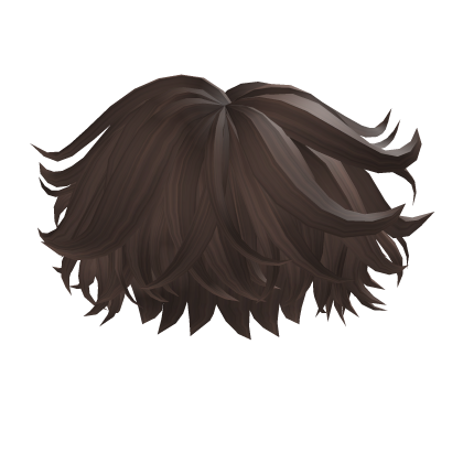 Messy Anime Boy Hair (Brown) Roblox item