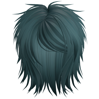 Short Fluffy Scene Blowout Teal