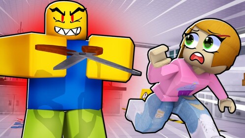 ESCAPE THE EVIL NOOB (Obby)