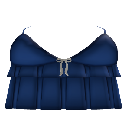 Top Blue Casual Cute 
