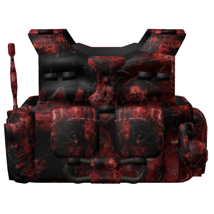 Red Grunge Tactical Vest