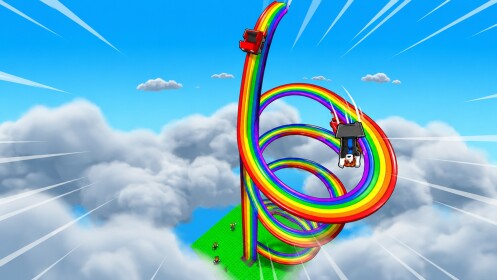 🌈Highest Rainbow Slide