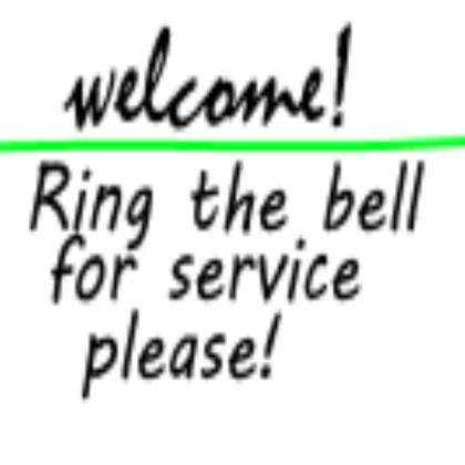 Welcome Sign Cafe Bloxburg Roblox decal