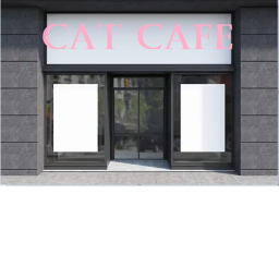 Find the cats at the cat cafe Obby!