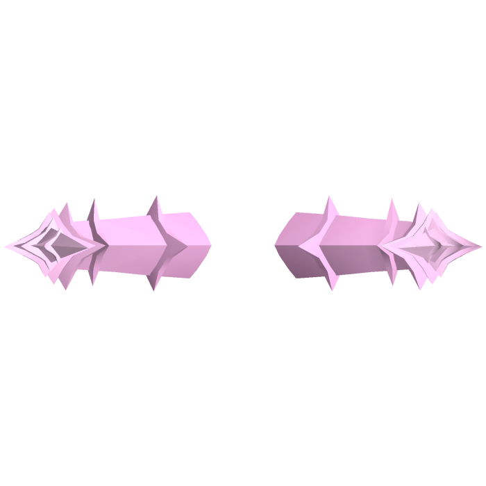 GLOWING Pink Horns Addon [EMISSIVE]