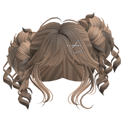 Tilted Elegant Princess Buns (Sandy Blonde)