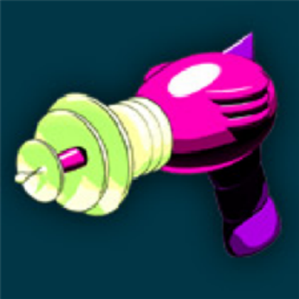 cartoon ray gun Roblox decal