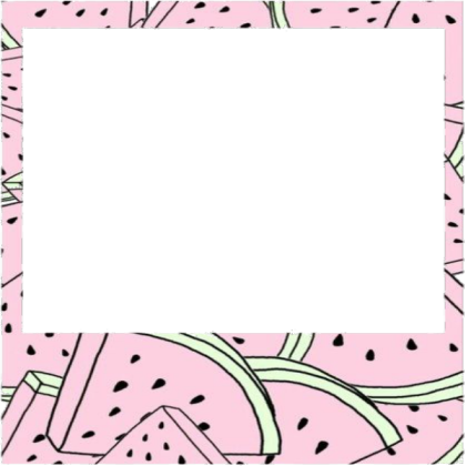 transparent watermelon polaroid frame Roblox decal