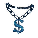Bluesteel Money Necklace