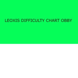 DIFFICULTY CHART OBBY