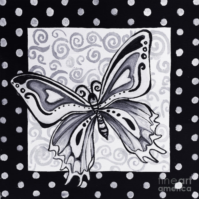 Beautiful Butterfly Modern Art Painting Roblox decal