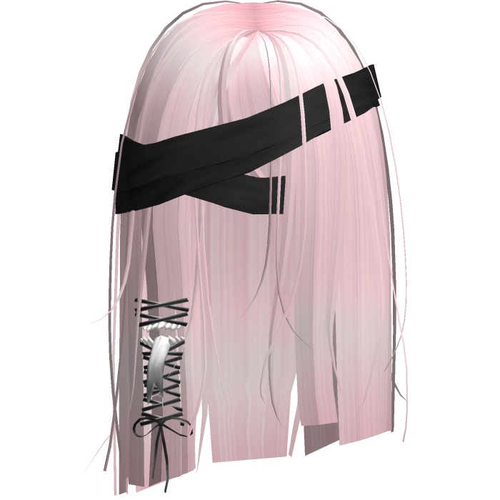 Creepy Pink Short Monster Hair Bandages