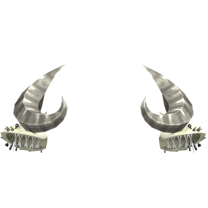 Gothic Punk Goat Sheep Horns Yellow Pierced Ears Roblox item