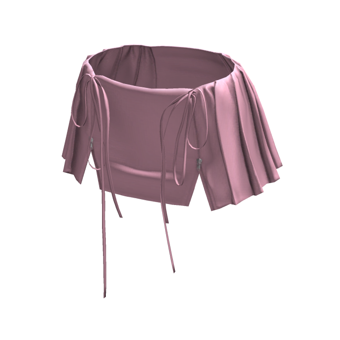 Y2K Butterfly Tie Ruffle Skirt Pink [JEYS]