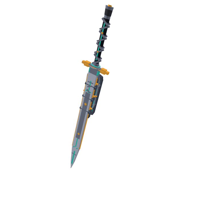 Amber Teal Sword