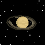Saturn's Crescent