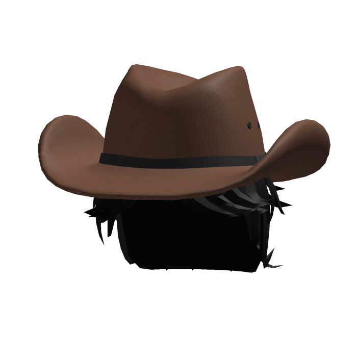 Messy Hair + Cowboy Hat