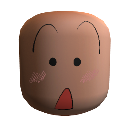 Surprised Man head Roblox item