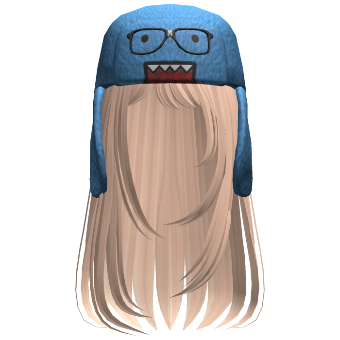 Domo Long Girl Hair Blonde V2