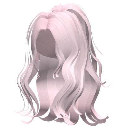 ♡ summer curly wavy updo (pink) Roblox item