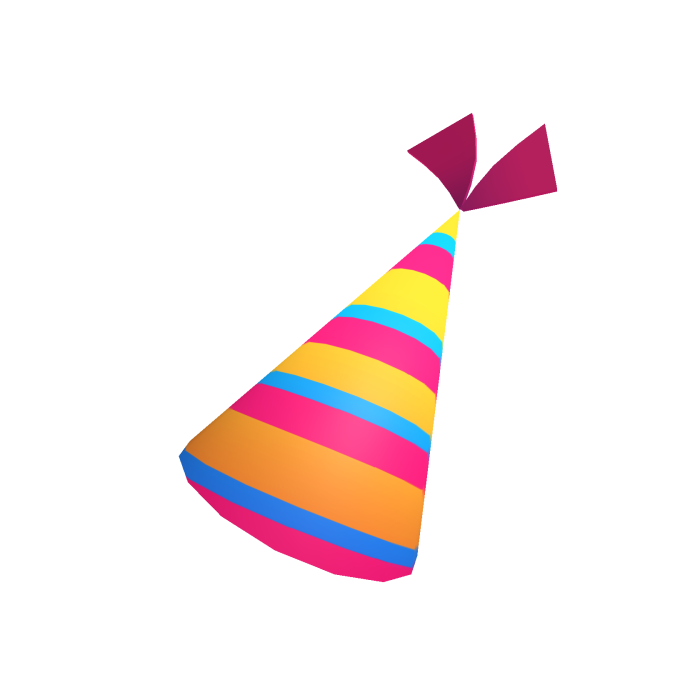 Multicolor Party Hat