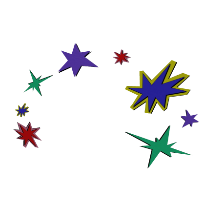 retro arcade comic fun y2k confetti 