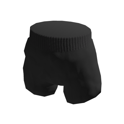 Short Oversized Baggies (Black) thumbnail