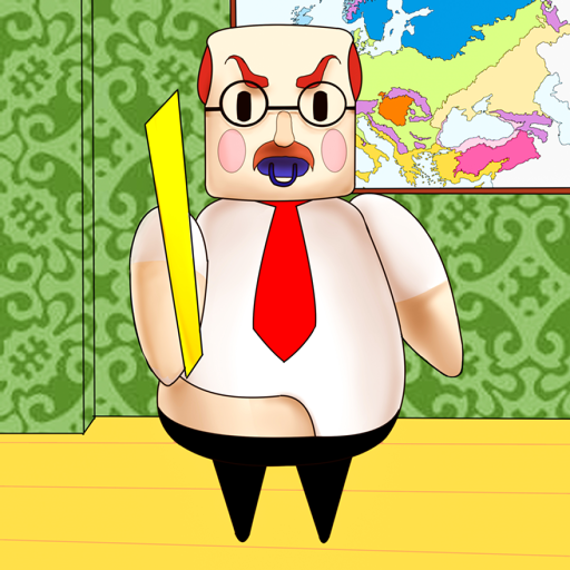 ✏️ESCAPE BABY TEACHER SCHOOL! (Obby)📐 official Roblox game thumbnail