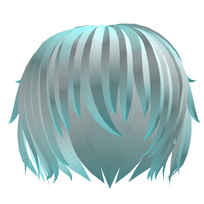 🩵 : bright blue anime gothic cute messy emo hair Roblox item