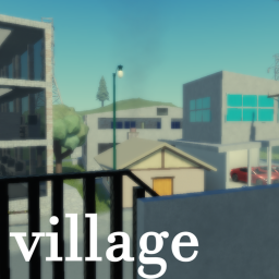 Template village, but modern.