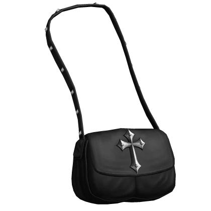 black gothic cross leather bag (3.0) | Roblox Item - Rolimon's