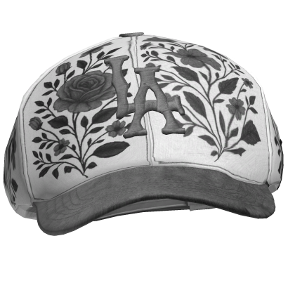 LA Floral Fitted Cap Roblox item