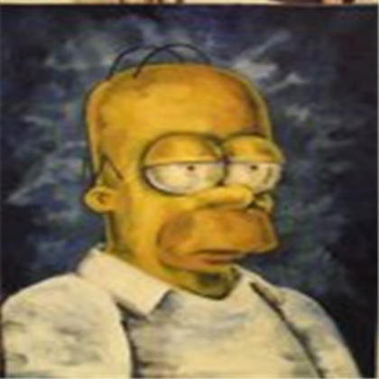 homer painting Roblox decal