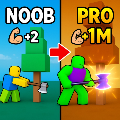 Every Second You Chop Stronger [ NEW UPDATE🎈 ] official Roblox game thumbnail