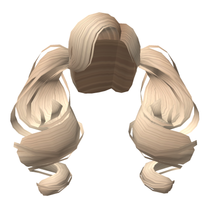 Curly Ladrona Pigtails Blonde Roblox item