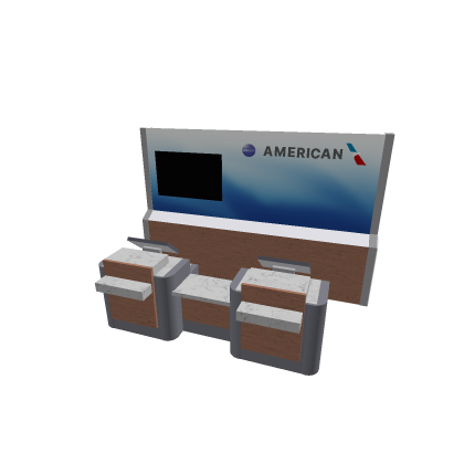 American Airlines Gate Agent Desk