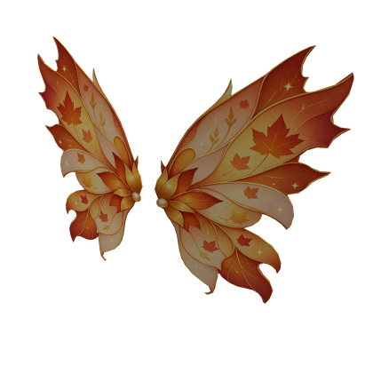 Autumn Maple Fairy Wings